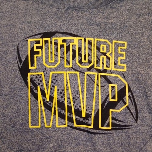 NWT Boys Small (6/7) Long Sleeve Hoodie | "Future MVP" Graphic | Lightweight - Picture 2 of 3