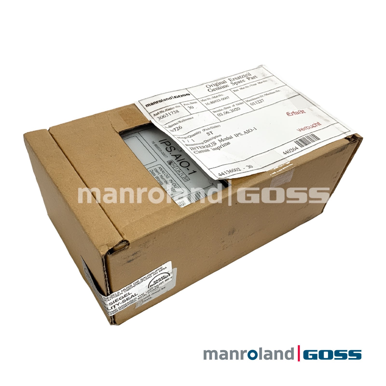 Manroland IPS.AIO-1 Carte Analogique Interbus - Performance et Précision