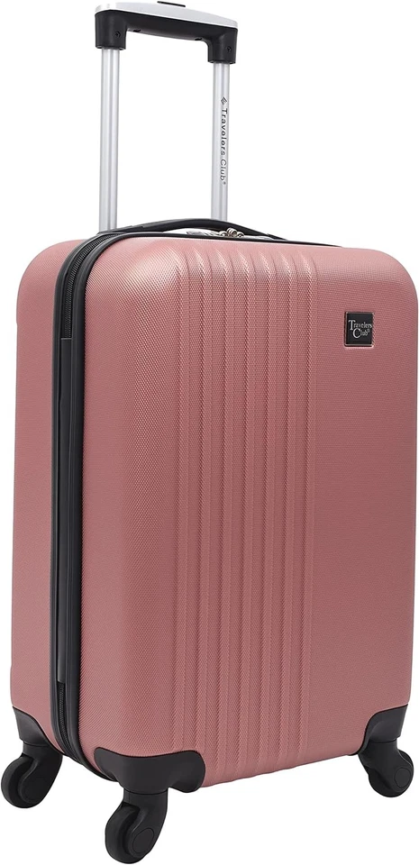 Travelers Club Cosmo Luggage, Rose Gold - 20 Carry-On 20-Inch,  - Image 3 of 4