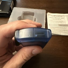 Sega Dreamcast Visual Memory Unit VMU Blue - Complete - Authentic - New Battery