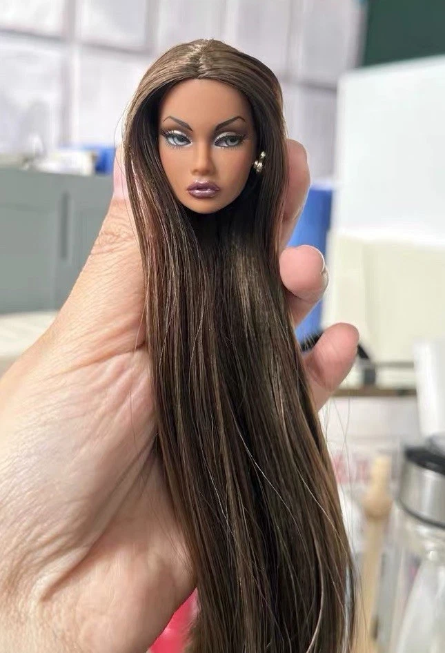 OOAK Poppy Parker Repaint Custom Art Doll Head ~Only Head ~Xia - Image 2 of 4