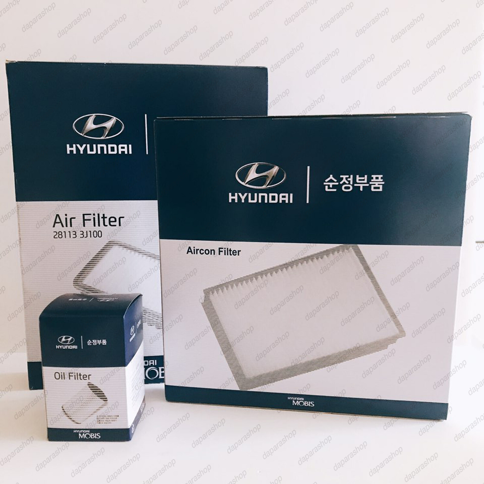 FILTER KIT Cabin&Air Filters+Oil Filter 3PCS Set for Hyundai Veracruz ...