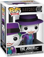 Batman 1989 Joker With Hat Pop Heroes #337 Vinyl Figure Funko