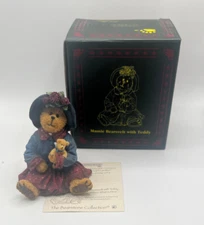 Boyds Bear Mamie Bearsvelt With Teddy Hold Near What is Dear Figurine 2277992