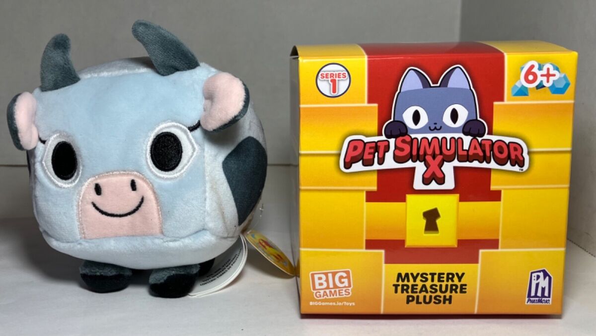 Pet Simulator X Mystery PLUSH + CODE ~ SELECT ROBLOX BIG GAMES PET Gold  Metallic