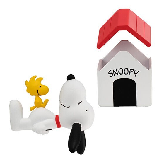 スヌーピー　オブジェ　4点 Peanuts capsule vignette figure 4 Set Snoopy Charlie