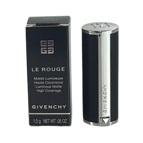 BNIB Givenchy Le Rouge Luminous Matte Lipstick 333 L'INTERDIT .05 oz TRAVEL - Picture 2 of 3