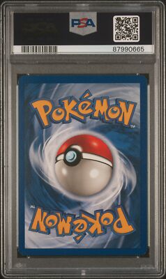 PSA 8 CHARIZARD 1999 Pokemon Base Unlimited #4/102 Holo BLACK DOT