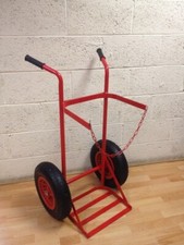 Single 47 KG Porpane Gas cylinder trolley 16" Air wheels