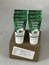 BATH  BODY WORKS VANILLA BEAN NOEL ULTIMATE HYDRATION 2.5 OZ BODY CREAM X 6