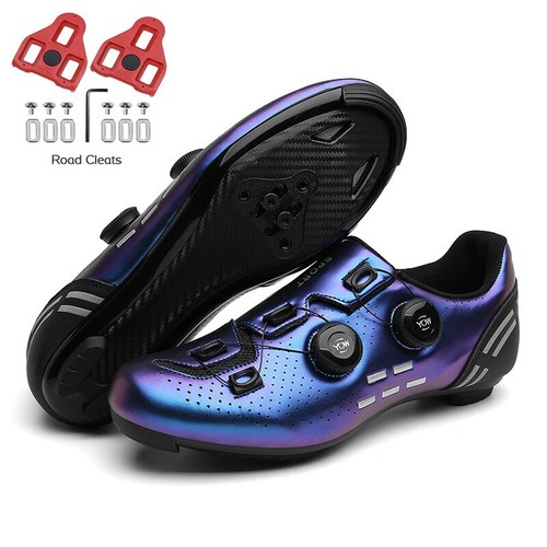 Road Cycling Shoes WithSPD-SL Cleats Men Women Mountain Bike Non-slip Shoes - Picture 9 of 36