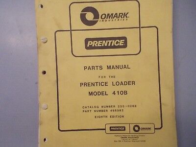 Prentice Series 410B Loader Parts Manual Hydro Ax | eBay