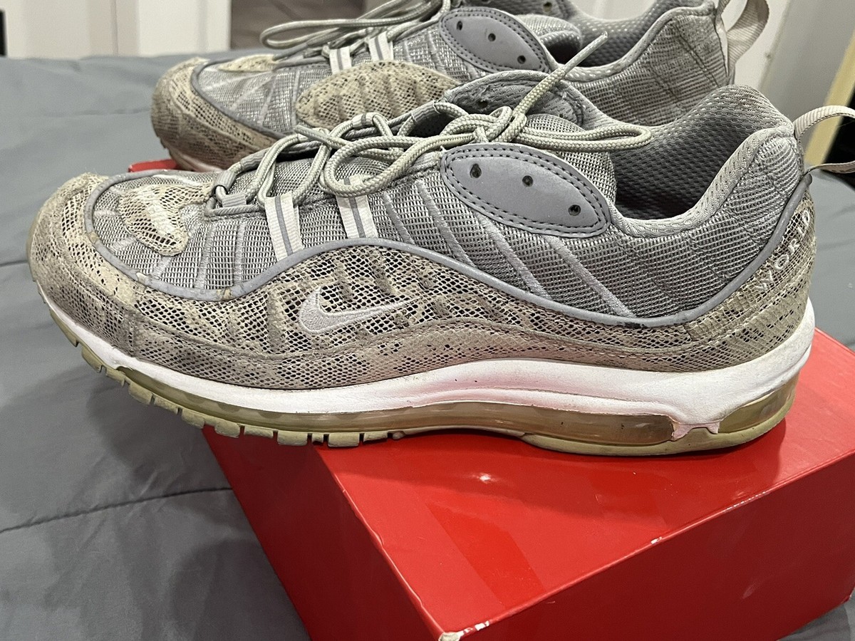 Size 11 - Supreme x Nike Air Max 98 Snakeskin for sale online | eBay