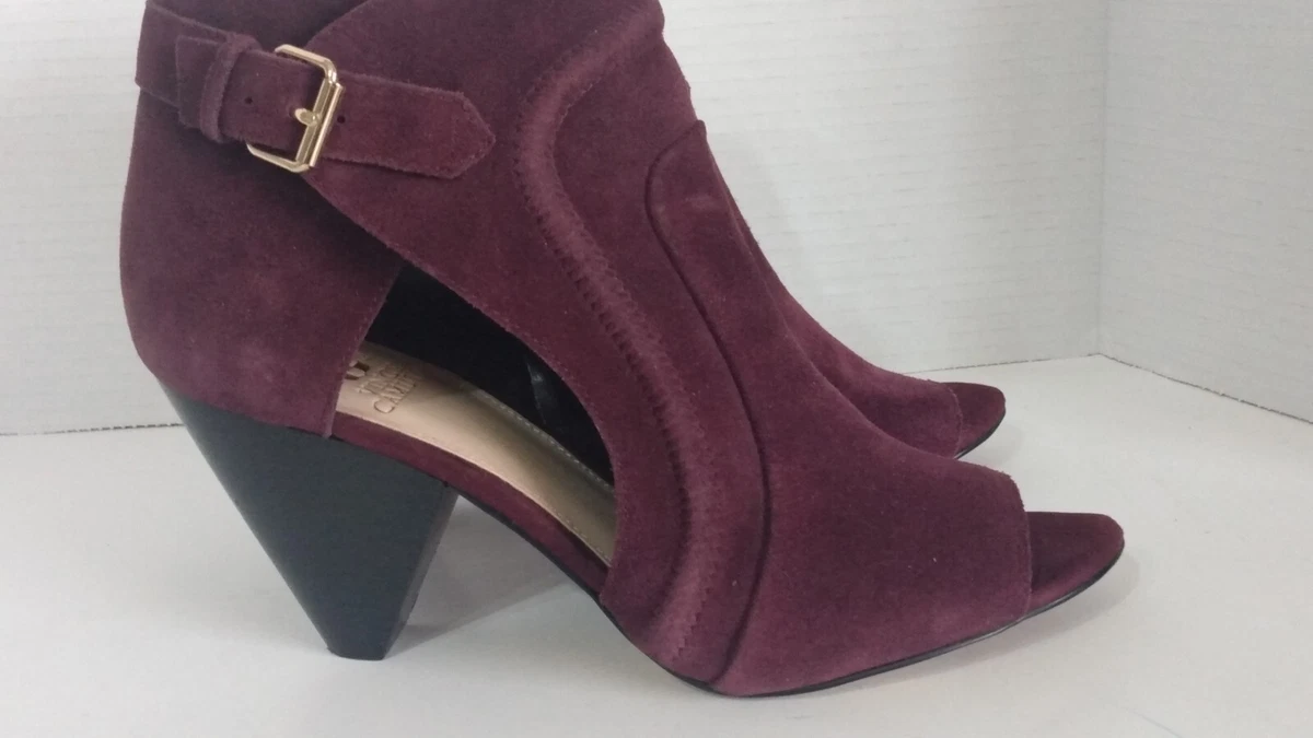 Vince camuto shop burgundy booties