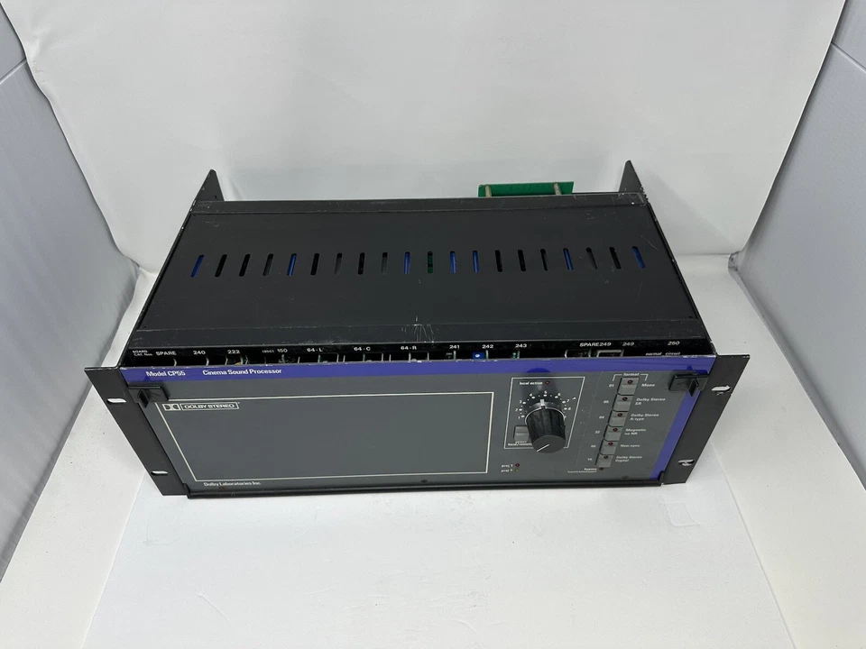 Dolby CP55 Cinema Sound Processor Rack-Mount Dolby Stereo - Untested As Is - Image 2 of 4