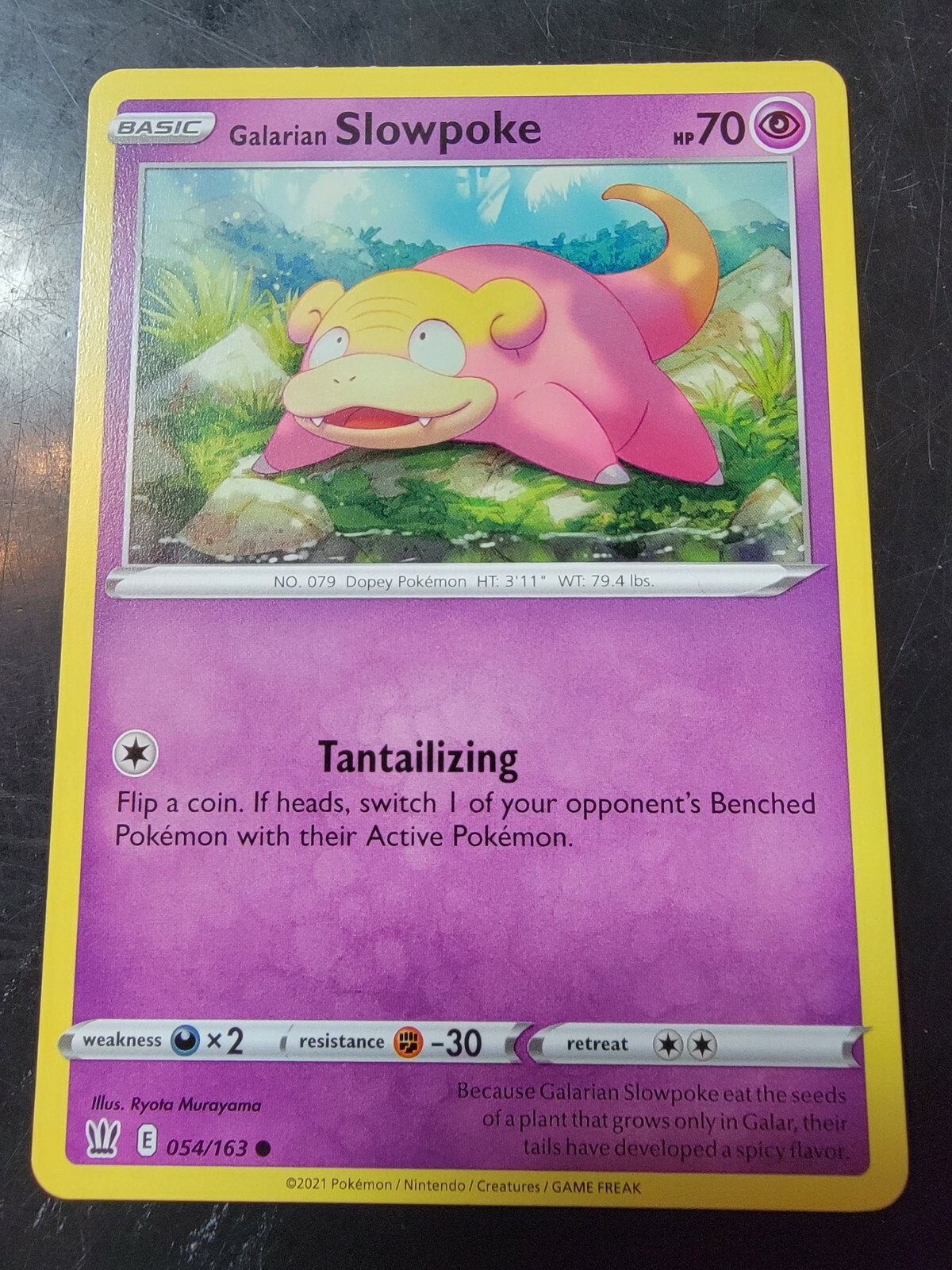Galarian Slowpoke 54/163 Common Pokemon Battle Styles