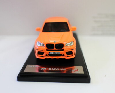 Modellino Auto BMW X6 Arancione Scala 1/43 - C-COOL Diecast - Regalo Per Collezionisti