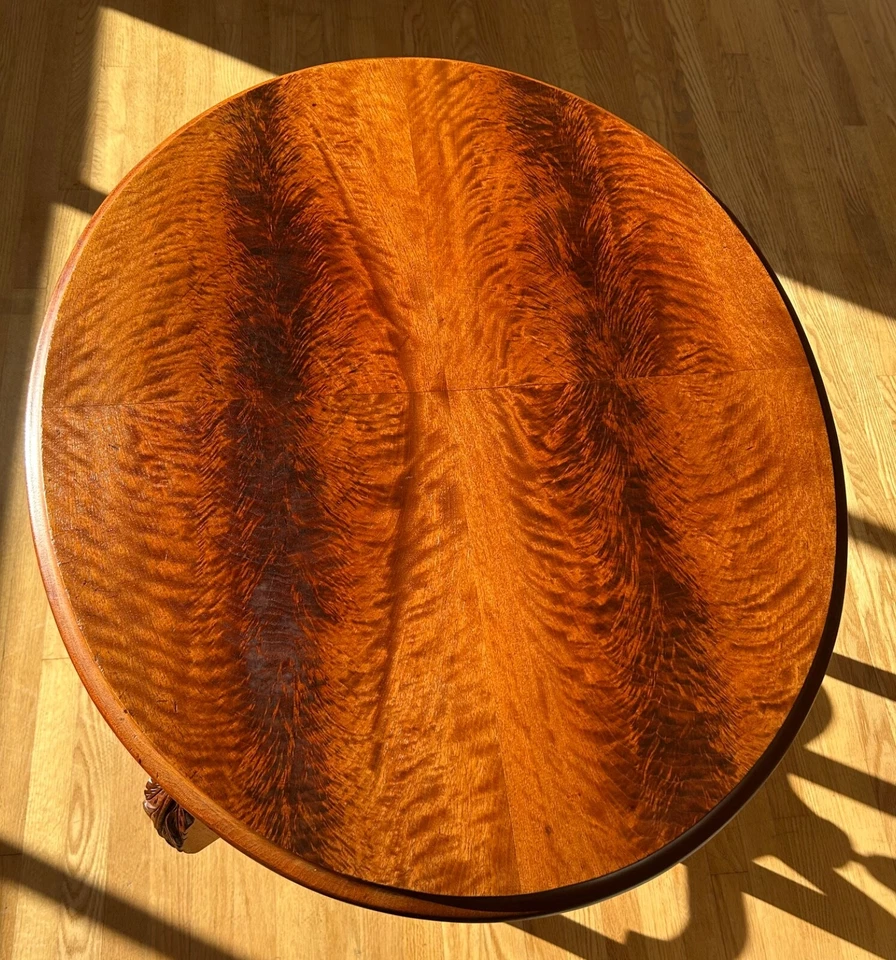 Antique 19th Century  Wood Parlor Table - Image 2 of 4