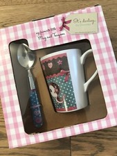 Kids Plastic Mug And Spoon Set - New in Box