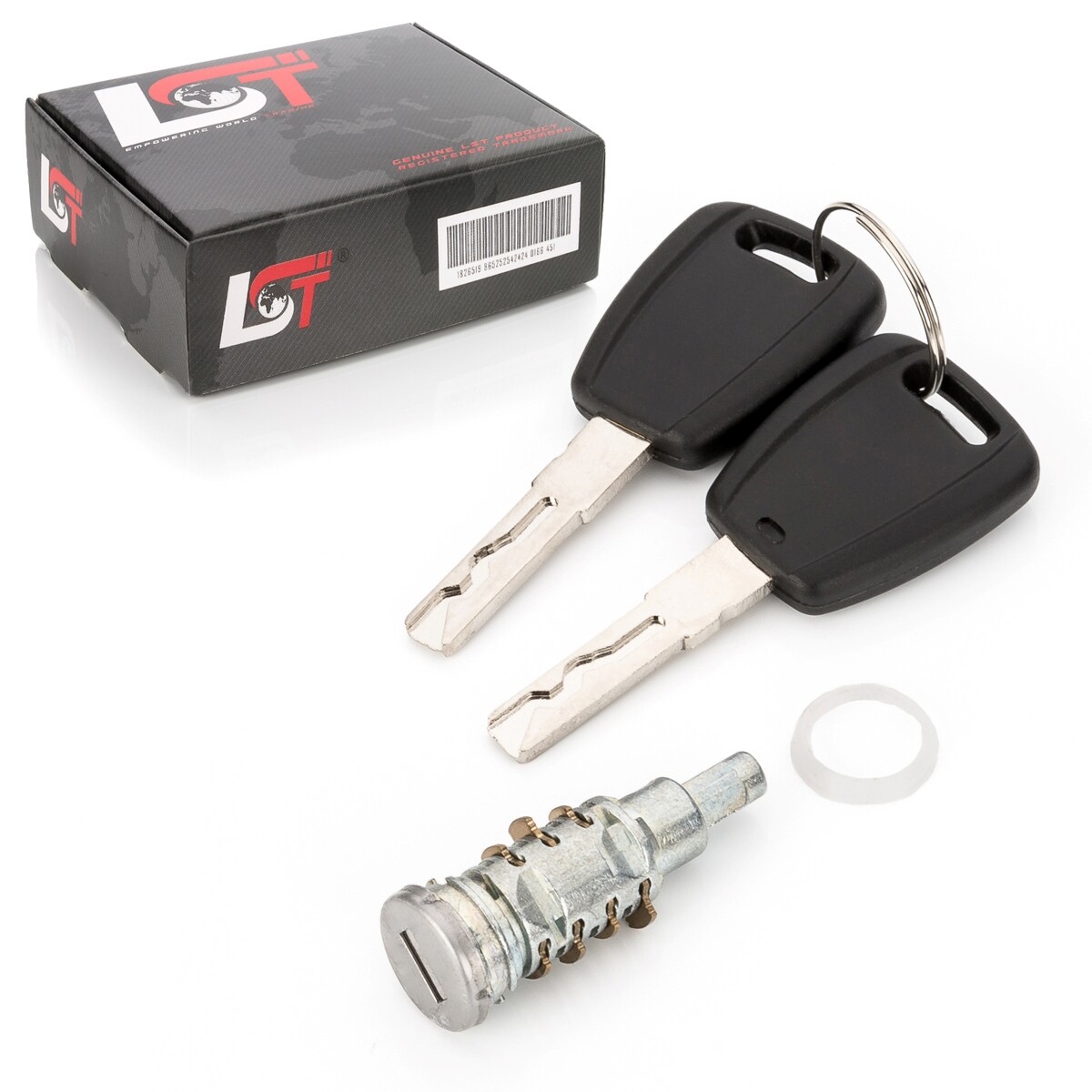 Lock cylinder locking cam door lock with key for LANCIA DELTA MUSA