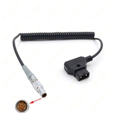 D-tap CAM 7 Pin Coiled Power Cable for ARRI cforce RF motor cmotion cPRO camin