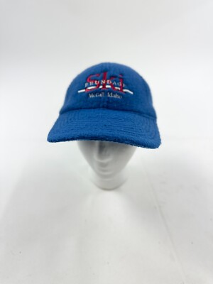 Brundage Mountain Ski Resort Hat Mens Blue Mccall Idaho Fahrenheit Babseball Cap