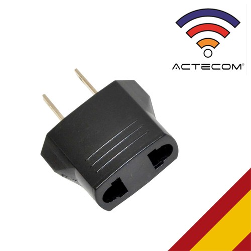 ACTECOM Adaptador Conversor Enchufe EU Europa US USA | eBay