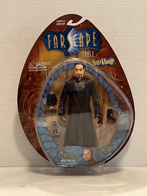 RARE! Captain Bialar Crais Farscape 2001 Toy Vault Action Figure READ!