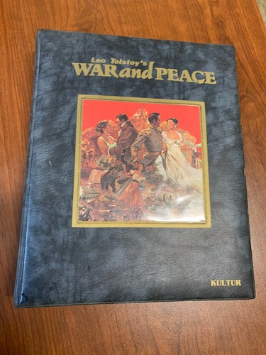 Leo Tolstoy’s War And Peace KULTUR VHS Four Tape Set - Rare Find