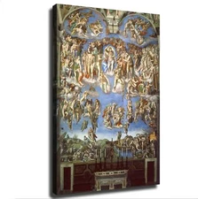 The Last Judgement By Michelangelo Canvas Art Poster And Wall Art Picture