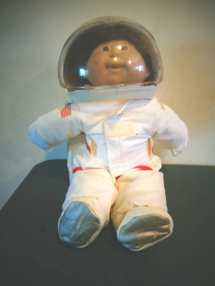 VINTAGE 1983 CABBAGE PATCH BOY DOLL ASTRONAUT BROWN HAIR EYES