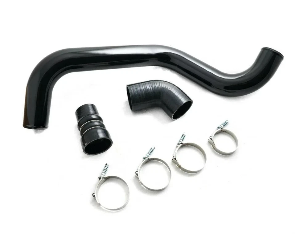 Rudy's Black Hot Side Intercooler Pipe & Boot Kit For 04.5-10 GM 6.6L Duramax - Изображение 2 из 3