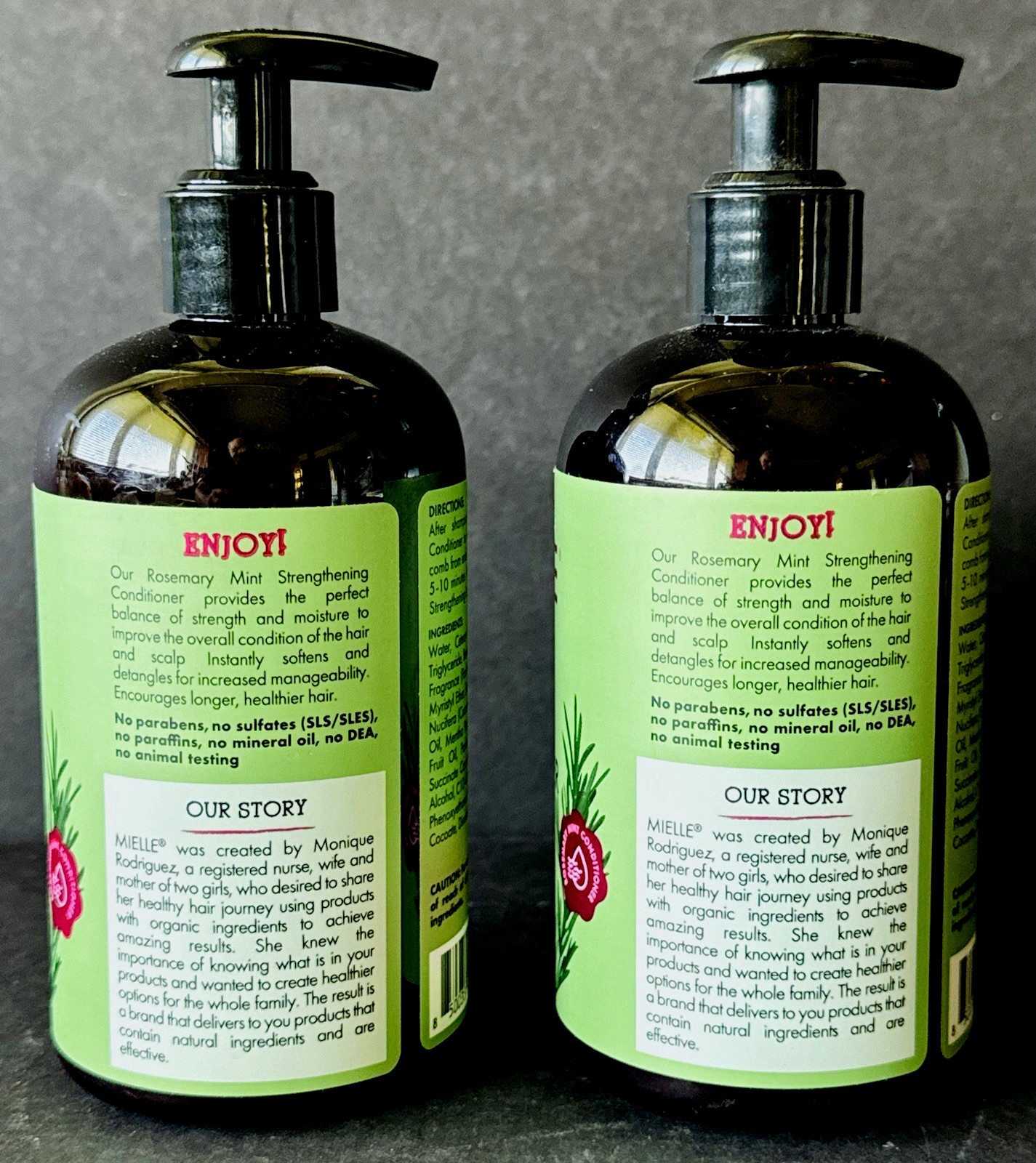 Mielle Organics Rosemary Mint Blend Strengthening Conditioner (2 Pack)