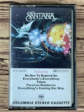 Vintage Rock Santana: Self-Titled / Santana III Music Cassette Tape