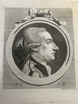 Porträt Wirtschaftswunderzeit Eter Balthasar Von Muralt (Swiss, 1746-1814)