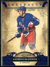 2020-21 Upper Deck Artifacts - Blue Sapphire #10 Anthony DeAngelo /499