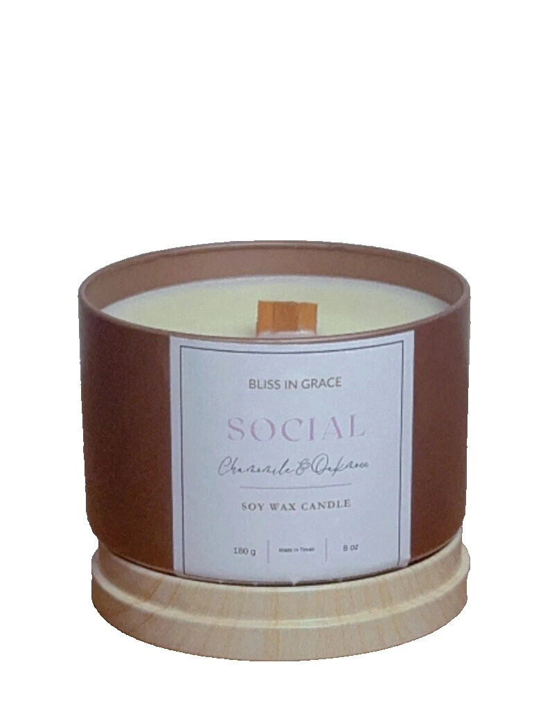 Cera de soja familia y amigos Multicolor Velas decorativas