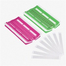 ThreadTidy 2-Pack: Plastic Needle  Floss Organizer with 8 Paper Cards for Cross