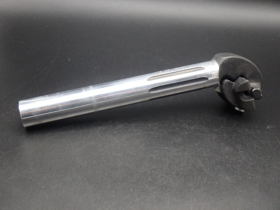VGC Vintage JPR Routens Seatpost 25.0 mm aluminum fluted Engraving JPR - Photo 4/4
