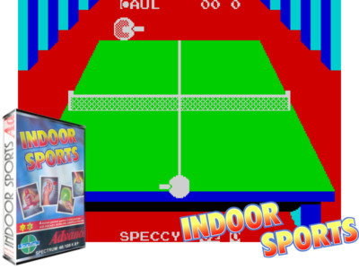 Sinclair ZX Spectrum 48K Game - INDOOR SPORTS - Advance - Tested & Working