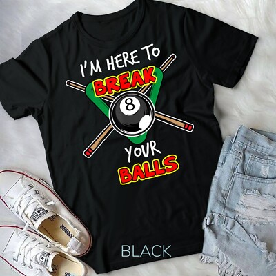 Pool Player 8-Ball Billard Cue - Billiard T-Shirt Unisex T-shirt
