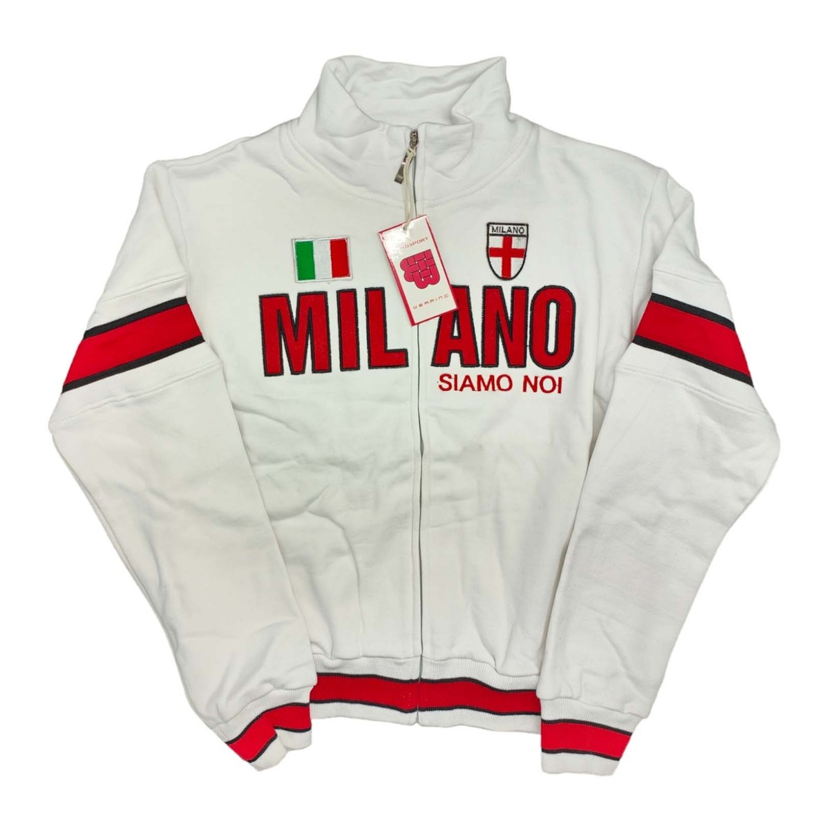 GIACCHETTA ac milan milano siamo noi XS GIACCA CALCIO FOOTBALL