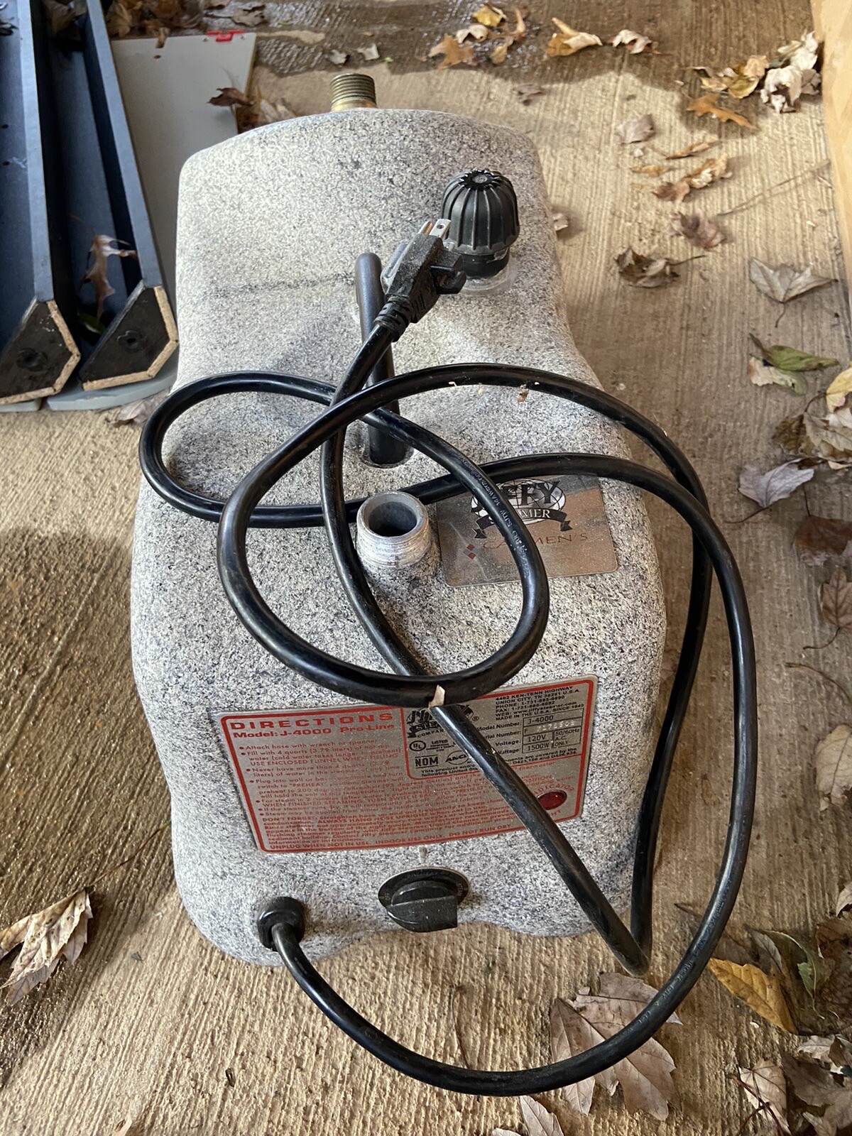 Jiffy Steamer J4000 Pro Line Large Capacity Commercial Garment Steamer