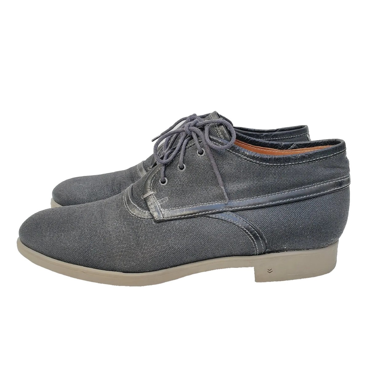 John Varvatos Collection Sz 10 Dylan Binded Grey Chukka 