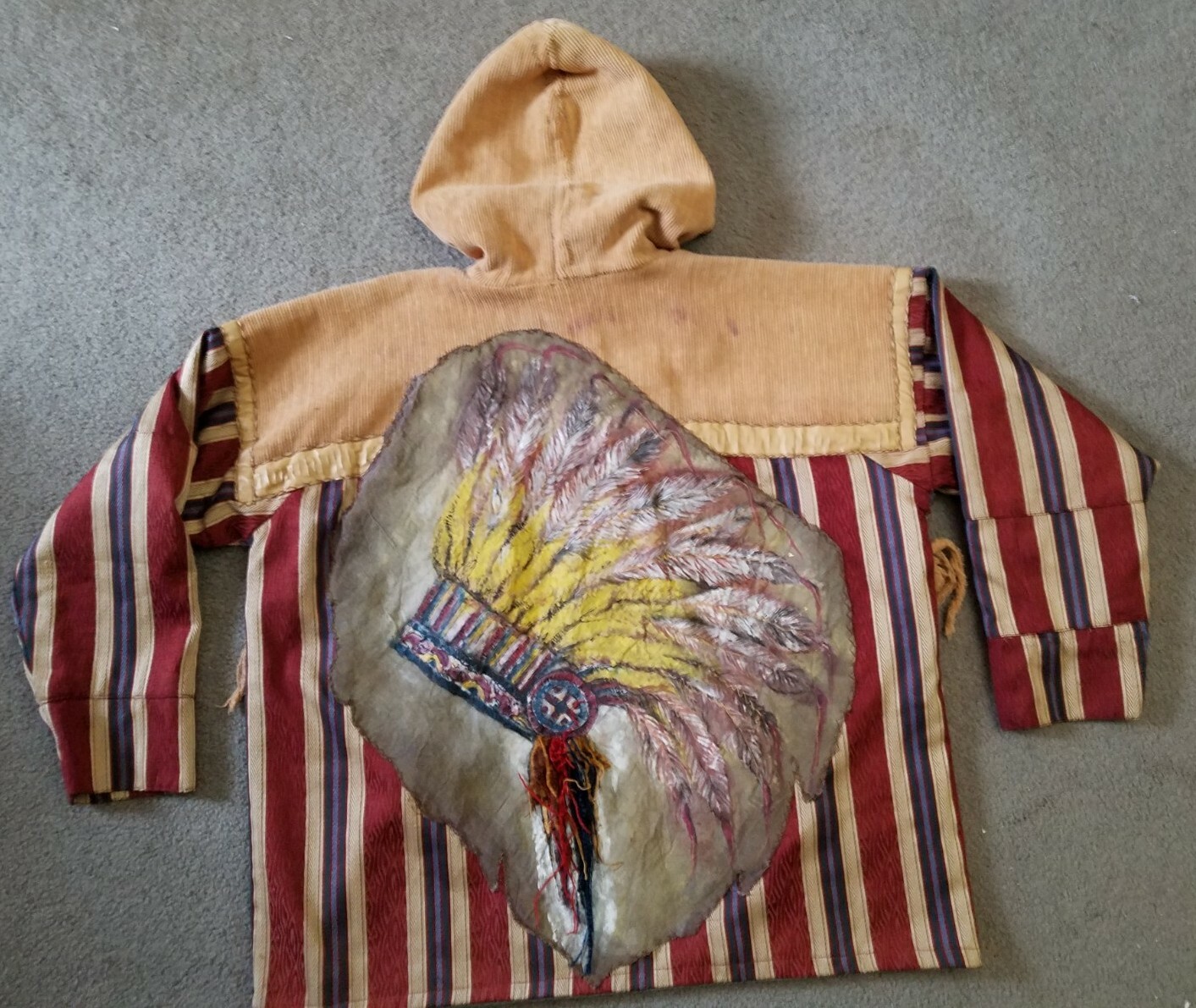 Custom Pullover Hooded Jacket Unknown Artist Pain… - image 1