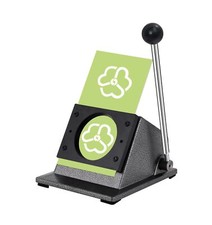 3" Button Paper Cutter Graphic Punch Die Cutter for 3" Badge Making, 3.386" C...