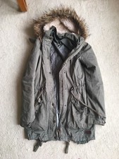 Fat Face Khaki Parka Size 8