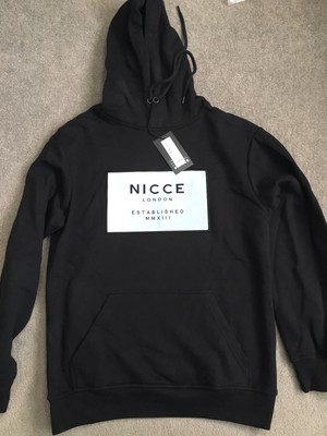 nicce box logo hoodie