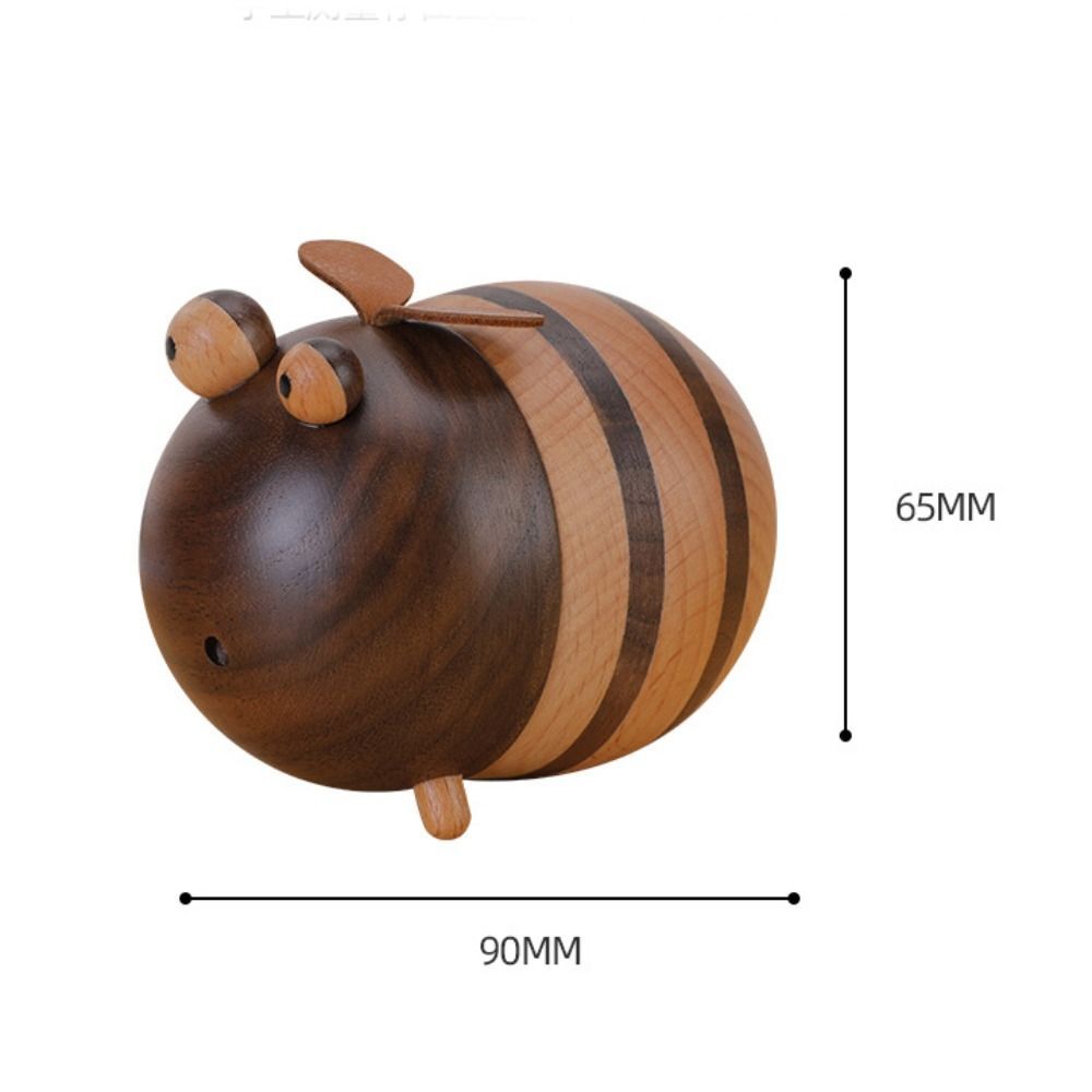 Wooden Toothpicks Holders Bee Toothpick Box Toothpicks Holder Dispenser