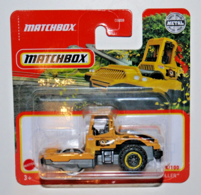 Matchbox MBX 4/100 - ROAD ROLLER - GELB - MATCHBOX CITY ROAD MAINTENANCE